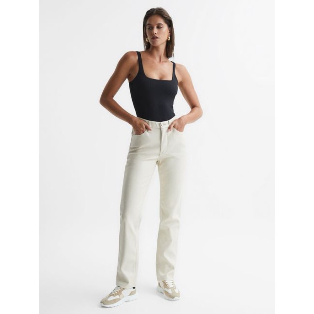 Good American Scuba Modern Tank Bodysuit in Black